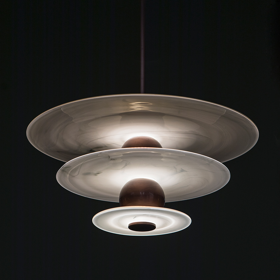 Nulty Bespoke Planetary Pendant Light London Wall Office Three